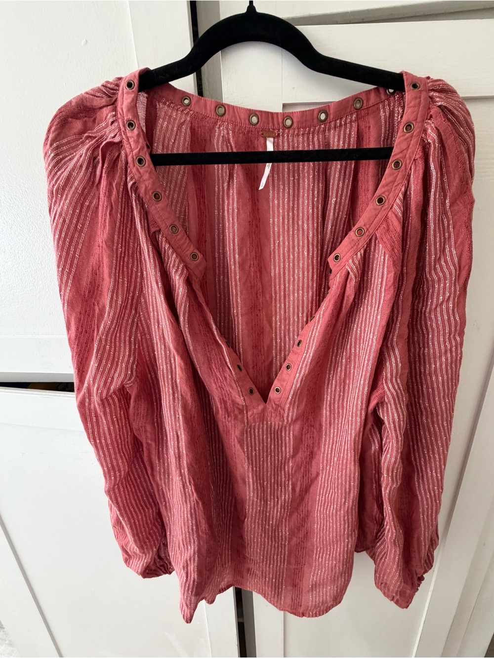 Free People Women's Long Sleeve Blouse Size L